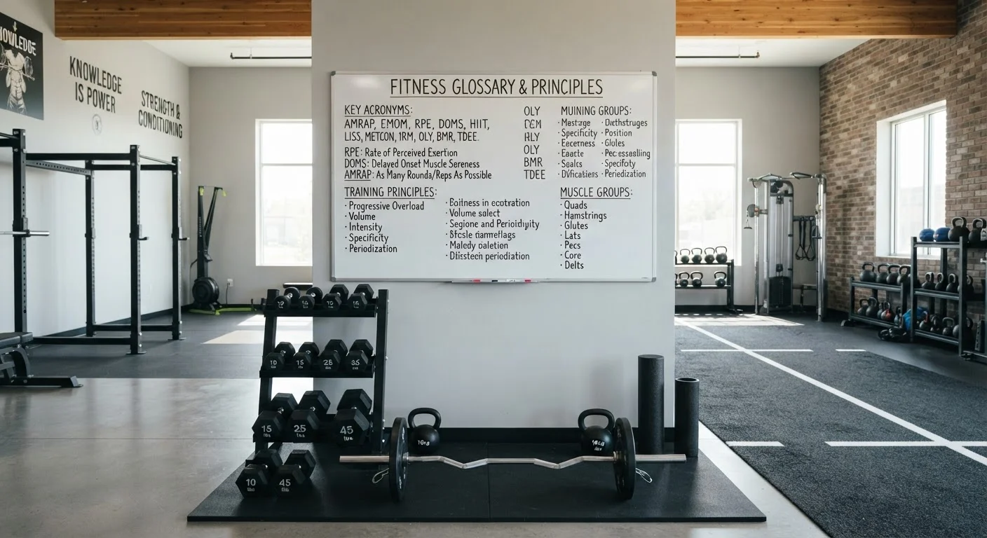 A Men's Fitness Glossary: Terms You'll Encounter in the Gym and Online