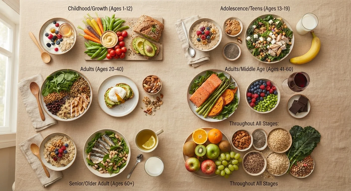 A Practical Nutrition Checklist for Women at Every Decade of Life