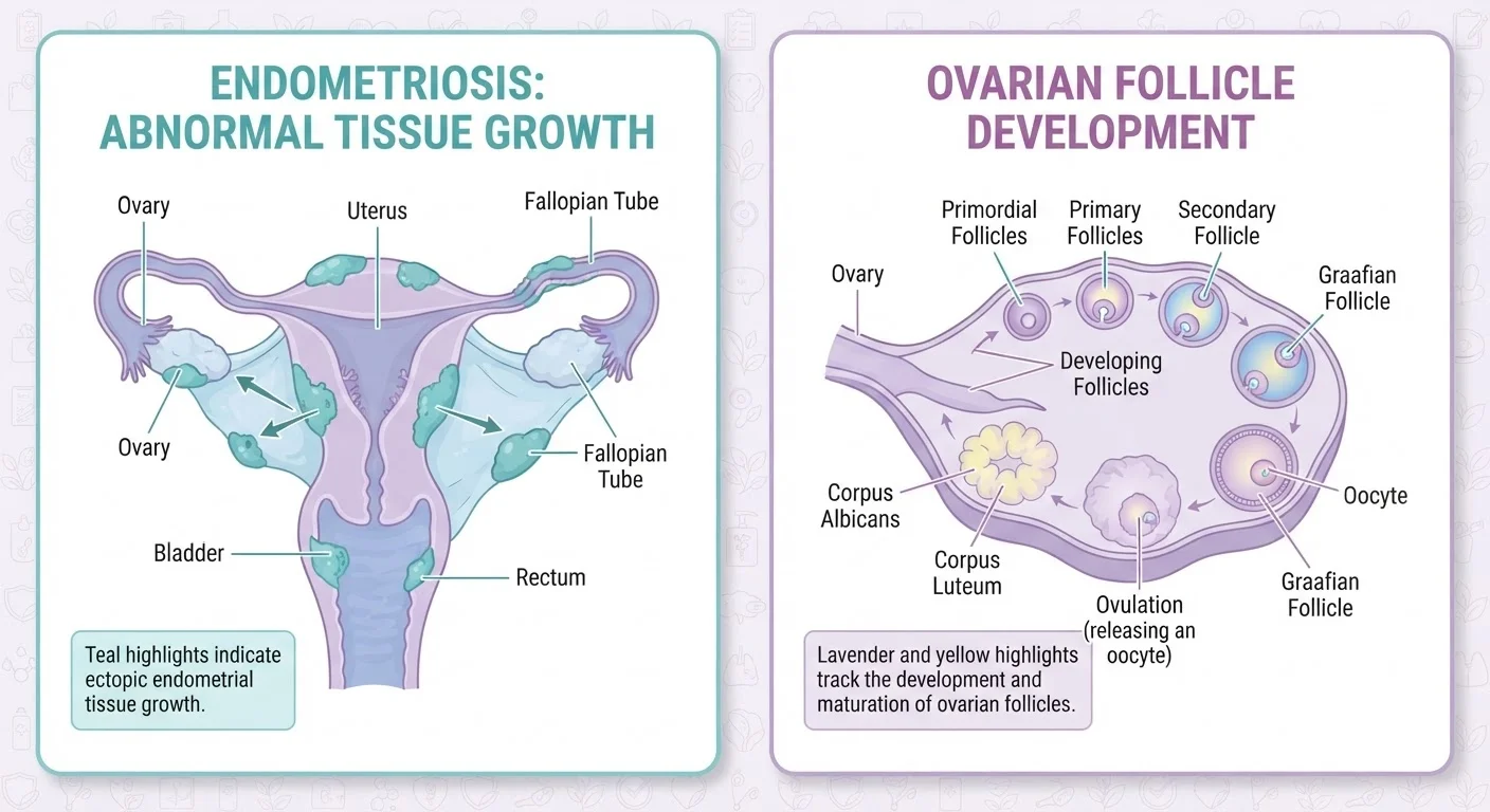 Endometriosis vs PCOS: Two Common Conditions, Very Different Mechanisms