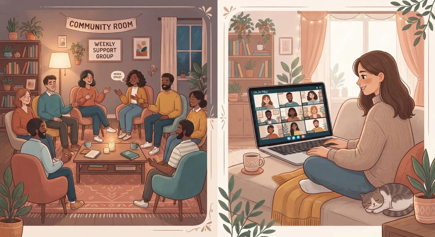 Online vs In-Person Peer Support: Weighing the Differences