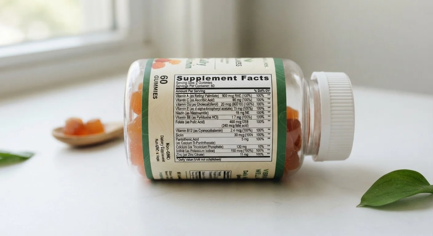 Supplement Label Literacy: Reading Nutrient Information Without the Confusion
